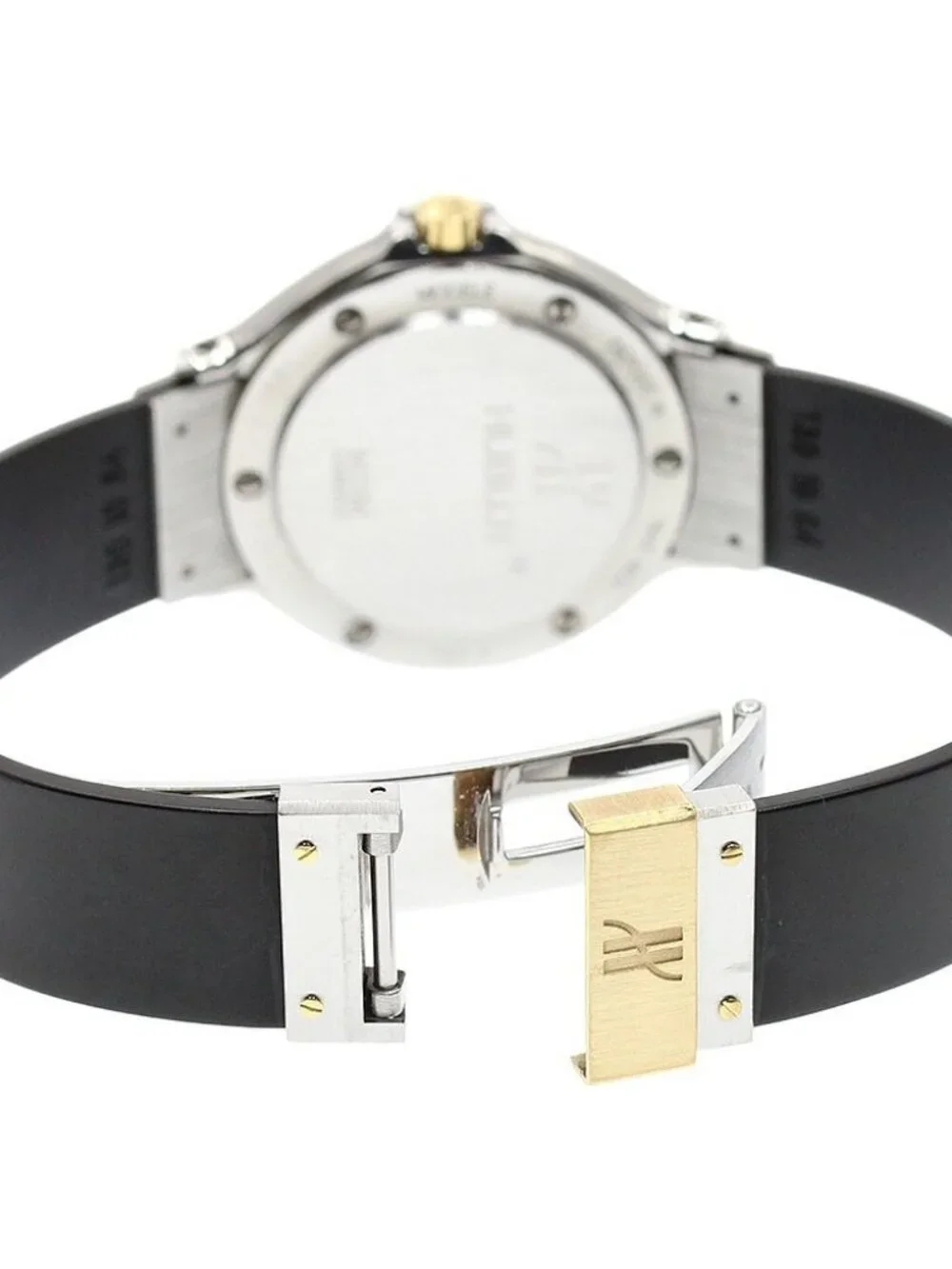HUBLOT MDM Classic 1391.2 K18YGBezel black Dial Quartz Ladies Watch_972208